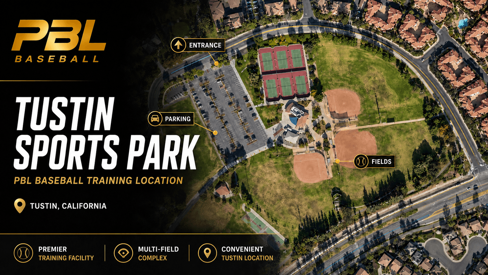 Tustin Sports Park的PBL Baseball訓練圖片